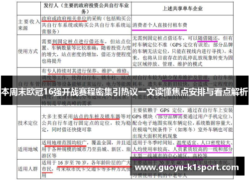 本周末欧冠16强开战赛程密集引热议一文读懂焦点安排与看点解析 本周末欧冠16强开战赛程密集引热议一文读懂焦点安排与看点解析